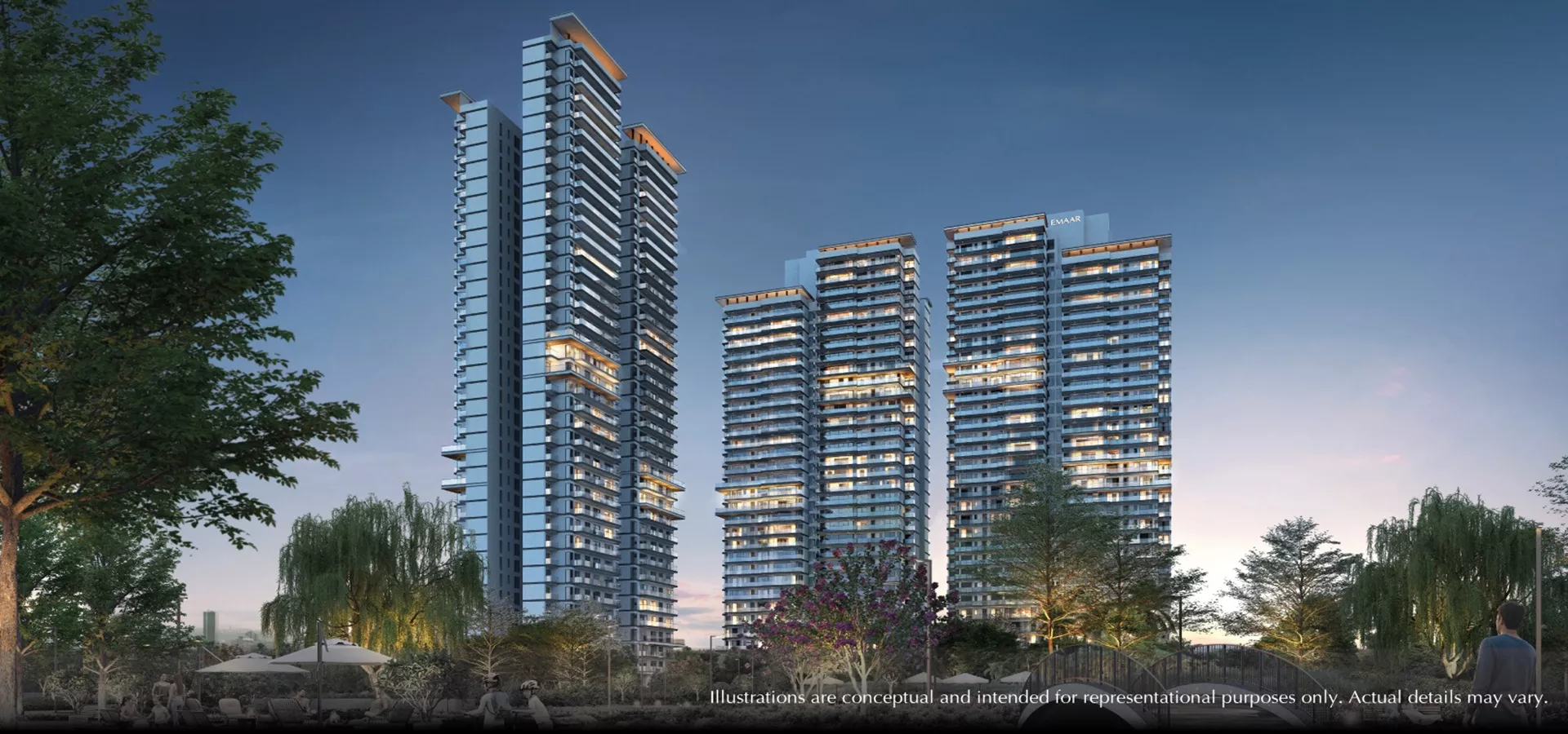 Emaar Serenity Hills Sector 86 Gurgaon modern residential towers with green landscape